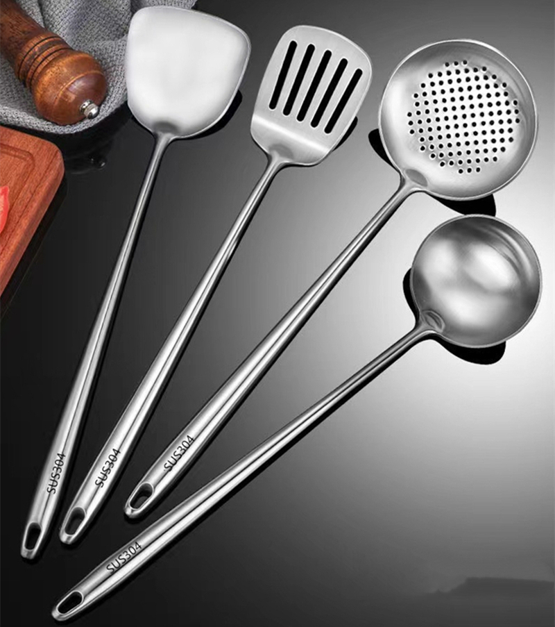 Okonomiyaki Spatula - Thickened 304 Stainless Steel Anti-Scald Spatula