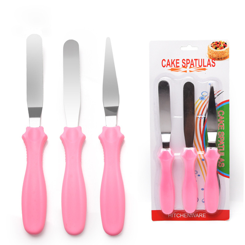 Okonomiyaki Spatula - 3Pcs/Set Cake Spatula Butter Icing Cream