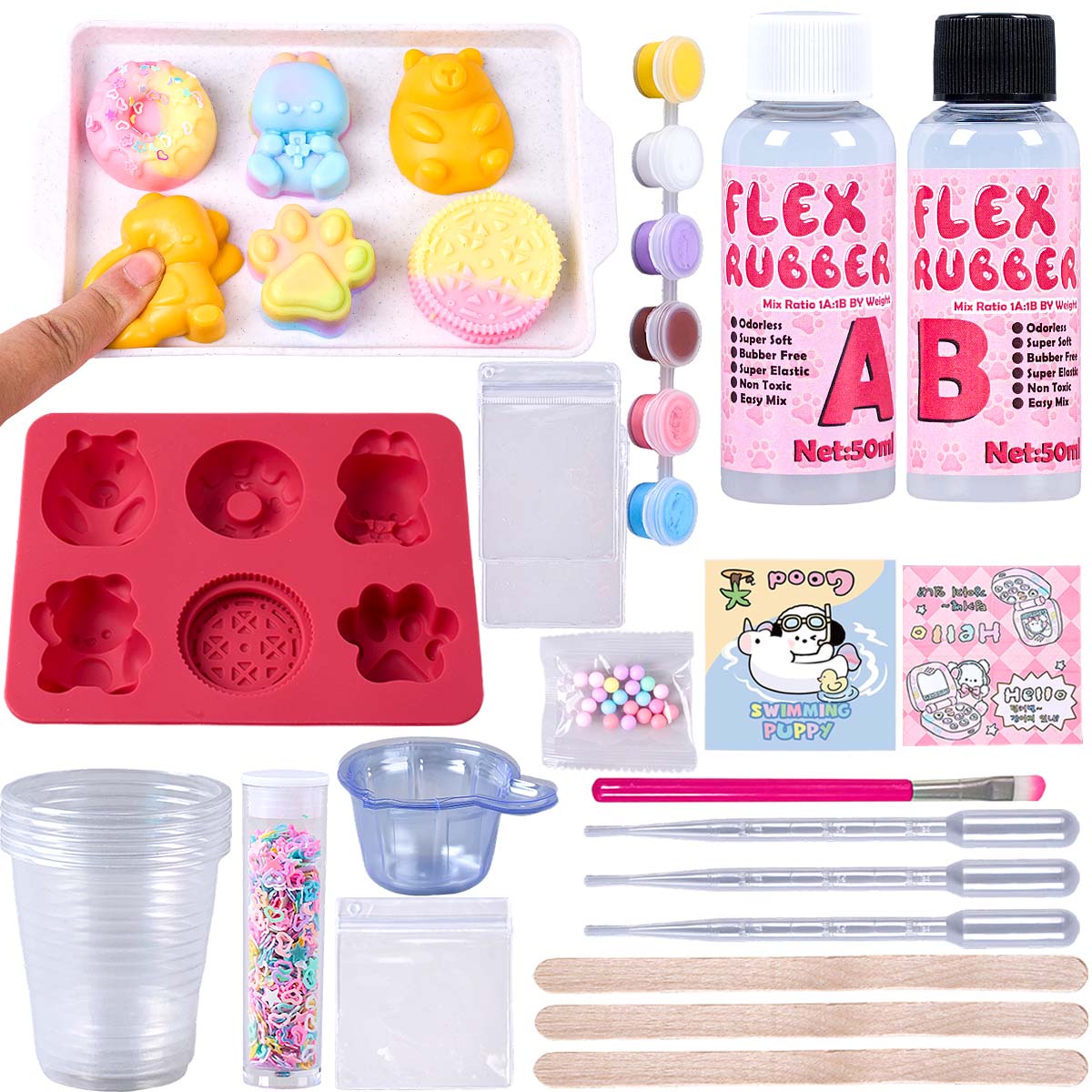 Taba Squishy Maker Kit Flex Ru - Donut Mold Silicone recension och pris