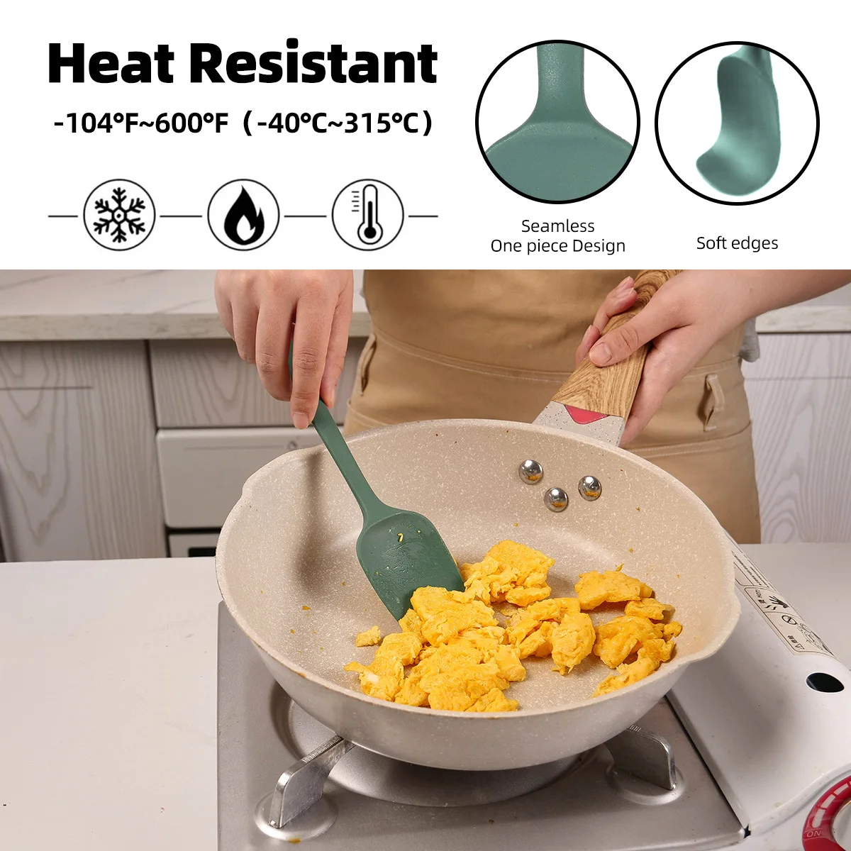 Silicone Baking Tool Set 6-pie - Okonomiyaki Spatula recension och pris