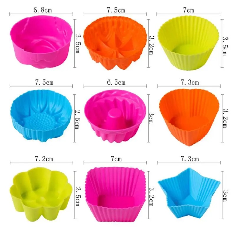 24Pcs of Silicone Muffin Cup C - Donut Mold Silicone recension och pris