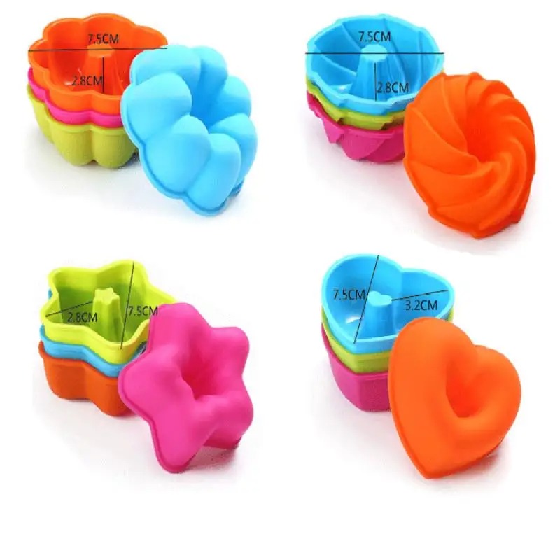 24Pcs of Silicone Muffin Cup C - Donut Mold Silicone recension och pris