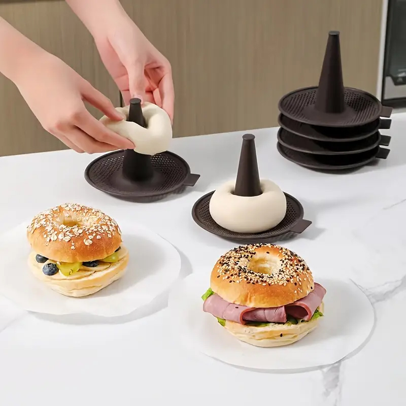 6/12pcs Baking Mold Set Silico - Donut Mold Silicone recension och pris
