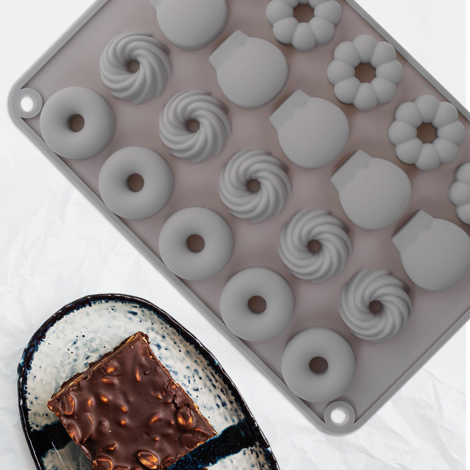 Mini Silicone Donut Mold Premi - Donut Mold Silicone recension och pris
